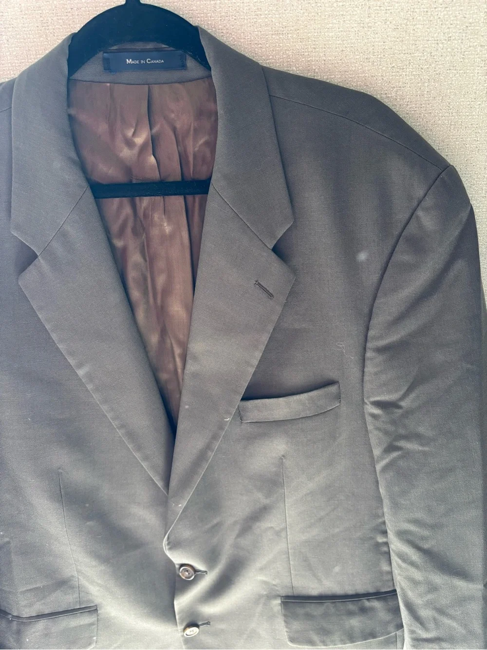 Men's Green-ish Blazer - Classic Single-Breasted Suit Jacket